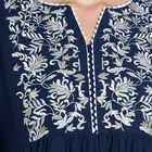 Ladies' Kurta, Navy Blue, small image number null